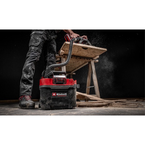 Фото - Пилосос для сухого прибирання з контейнером і мішком Einhell Professional TP-VC 18/10 Li BL 18В (2347155)